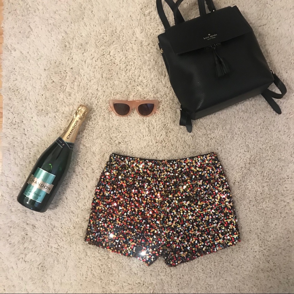 ✨MULTICOLOR SEQUIN SHORTS✨